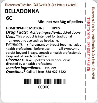 Belladonna 6C 30g - Belladonna 6C 30g